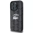 Lacoste LCHMP16LPIGK iPhone 16 Pro 6.3" tok, fekete Monogram Vintage Logo MagSafe