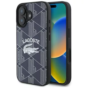   Lacoste LCHMP16SPIGV iPhone 16 6.1" tok, kék hardcase Monogram Vintage Logo MagSafe