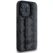 Lacoste LCHCP16LGSPBSK iPhone 16 Pro 6,3" tok, fekete Grip Stand Mono