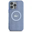 Lacoste LCHMP16LUBSLB iPhone 16 Pro 6.3", tok, kék hardcase IML Blend Monogram MagSafe