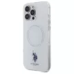 US Polo USHMP16LHOCLDPW iPhone 16 Pro 6.3" tok, fehér IML Ring MagSafe