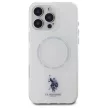 US Polo USHMP16LHOCLDPW iPhone 16 Pro 6.3" tok, fehér IML Ring MagSafe