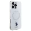 US Polo USHMP16LHOCLDPW iPhone 16 Pro 6.3" tok, fehér IML Ring MagSafe