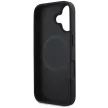 DKNY DKHMP16SPSCMCLK iPhone 16 6.1" tok, fekete Plain Silver Logo MagSafe
