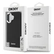 DKNY DKHMP16SPSCMCLK iPhone 16 6.1" tok, fekete Plain Silver Logo MagSafe