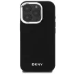 DKNY DKHMP16LPSCMCLK iPhone 16 Pro 6.3" tok, fekete Plain Silver Logo MagSafe