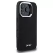DKNY DKHMP16LPSCMCLK iPhone 16 Pro 6.3" tok, fekete Plain Silver Logo MagSafe