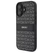 DKNY DKHCP16SPRTHSLK iPhone 16 6.1", tok, fekete Texture Pattern Tonal Stripe