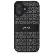 DKNY DKHCP16SPRTHSLK iPhone 16 6.1", tok, fekete Texture Pattern Tonal Stripe