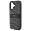 DKNY DKHCP16SPRTHSLK iPhone 16 6.1", tok, fekete Texture Pattern Tonal Stripe