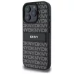 DKNY DKHCP16XPRTHSLK iPhone 16 Pro Max, 6.9" tok, fekete Texture Pattern Tonal Stripe