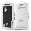 DKNY DKHMP16SPSHRPSK iPhone 16 6.1", hardcase tok, fekete Repeat Pattern Stack Logo MagSafe