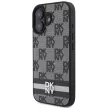 DKNY DKHCP16SPCPTSSK iPhone 16 6.1" 6.1" tok, fekete Checketok, piros Pattern & Printed Stripes