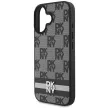 DKNY DKHCP16SPCPTSSK iPhone 16 6.1" 6.1" tok, fekete Checketok, piros Pattern & Printed Stripes