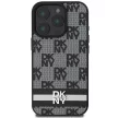 DKNY DKHCP16XPCPTSSK iPhone 16 Pro Max 6,9" tok, fekete Checketok, piros Pattern & Printed Stripes