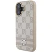 DKNY DKHCP16SPCPTSSP iPhone 16 6.1" tok, rózsaszín hardcase Checketok, piros Pattern & Printed Stripes