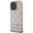 DKNY DKHCP16LPCPTSSP iPhone 16 Pro 6.3" tok, rózsaszín hardcase Checketok, piros Pattern & Printed Stripes