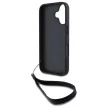 DKNY DKHCP16SPBSWSK iPhone 16 6.1", tok, fekete Wrist Strap Stock Logo