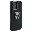 DKNY DKHCP16SSMCBSK iPhone 16 6.1", tok, fekete Liquid Silicone Metal Logo