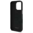 DKNY DKHCP16LSMCBSK iPhone 16 Pro 6.3", tok, fekete Liquid Silicone Metal Logo