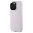 DKNY DKHMP16LSMCHLP iPhone 16 Pro 6.3", tok, rózsaszín hardcase Liquid Silicone Small Metal Logo MagSafe
