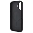 DKNY DKHMP16SSNYACH iPhone 16 6.1", tok, fekete Silicone White Printed Logo MagSafe