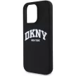 DKNY DKHMP16XSNYACH iPhone 16 Pro Max 6.9" tok, fekete Silicone White Printed Logo MagSafe