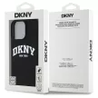 DKNY DKHMP16XSNYACH iPhone 16 Pro Max 6.9" tok, fekete Silicone White Printed Logo MagSafe