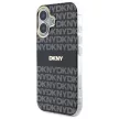 DKNY DKHMP16SHRHSEK iPhone 16 6.1", tok, fekete Repeat Texture Pattern With Stripe