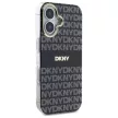DKNY DKHMP16SHRHSEK iPhone 16 6.1", tok, fekete Repeat Texture Pattern With Stripe