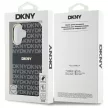 DKNY DKHMP16SHRHSEK iPhone 16 6.1", tok, fekete Repeat Texture Pattern With Stripe