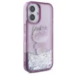 Hello Kitty HKHCP16SL50PPU iPhone 16, 6.1" tok, lila hardcase Liquid Glitter 50TH Anniversary Party