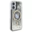 Hello Kitty HKHMP16SLGDIK iPhone 16 6.1", tok, fekete-arany Liquid Glitter Fever MagSafe