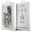 Hello Kitty HKHMP16SLGDIK iPhone 16 6.1", tok, fekete-arany Liquid Glitter Fever MagSafe