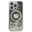 Hello Kitty HKHMP16XLGDIK iPhone 16 Pro, Max 6.9" tok, fekete-arany Liquid Glitter Fever MagSafe