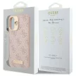 Guess GUHMP16SU4GPRP iPhone 16 6.1" tok, rózsaszín hardcase 4G Logo Plate MagSafe