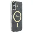 Guess GUHMP16SH4STK iPhone 16 6.1" tok, fekete IML 4G MagSafe