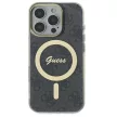 Guess GUHMP16LH4STK iPhone 16 Pro 6.3" tok, fekete IML 4G MagSafe