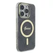 Guess GUHMP16LH4STK iPhone 16 Pro 6.3" tok, fekete IML 4G MagSafe
