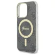 Guess GUHMP16LH4STK iPhone 16 Pro 6.3" tok, fekete IML 4G MagSafe