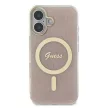 Guess GUHMP16MH4STP iPhone 16 Plus 6.7", tok, rózsaszín hardcase IML 4G MagSafe