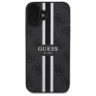 Guess GUHMP16SP4RPSK iPhone 16 6.1", tok, fekete 4G Printed Stripes MagSafe