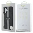 Guess GUHMP16SP4RPSK iPhone 16 6.1", tok, fekete 4G Printed Stripes MagSafe