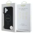 Guess GUHMP16SPSAHMCK iPhone 16 6.1", tok, fekete Saffiano Classic Logo MagSafe