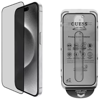   Guess GUTGP16LBOKGCIP iPhone 16 Pro 6.3" Screen Protector Privacy 2.5D Outline betekintésvédő üvegfólia