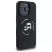 Karl Lagerfeld KLHMP16XSKCHTCK iPhone 16 Pro Max 6.9" hardcase Silicone Karl&Choupette Heads Ring MagSafe tok, fekete