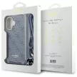 Guess GUHCP16SHC4SEB iPhone 16 6.1", tok, kék hardcase Crossbody Cord 4G Print