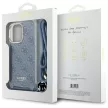 Guess GUHCP16LHC4SEB iPhone 16 Pro 6.3", tok, kék hardcase Crossbody Cord 4G Print