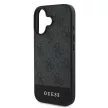 Guess case iPhone 16 Plus 6,7" GUHCP16MG4GLGR tok, szürke hardcase 4G Bottom Stripe
