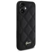 Guess GUHCP16SPSQSQSK iPhone 16 6.1" tok, fekete Quiled Metal Logo